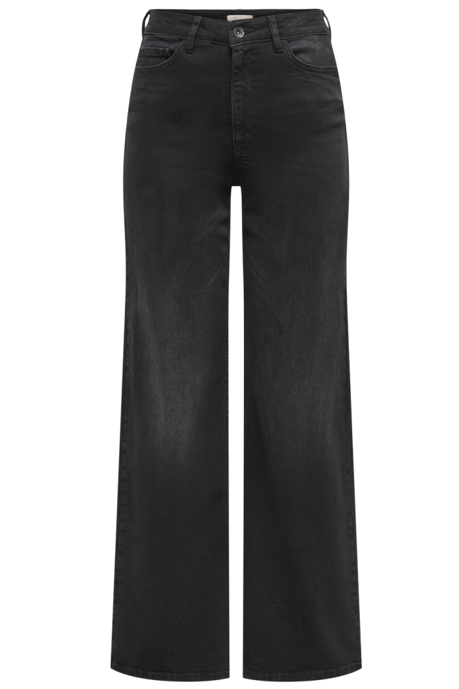 JDYFELINA-FINA HW WIDE BLK JEANSDNM 15350535 BLACK DENIM